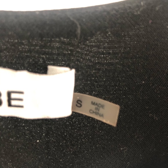 Black long sleeve wrap shirt - Picture 3 of 3